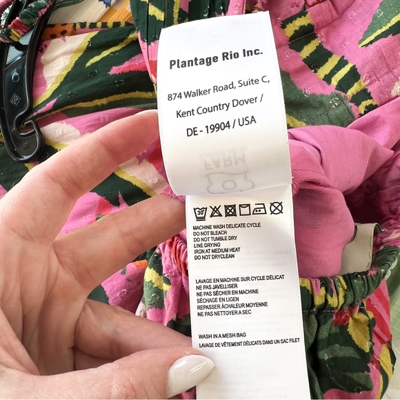 FARM Rio Pink Floral Midi Dress - Picture 9 of 10